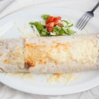 El Gran Cisco Burrito · This burrito has everything the super burrito has, but only bigger, two times bigger! Can fe...