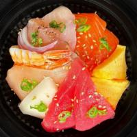Chirashi Bowl · Consuming raw or undercooked meats, poultry, seafood, shellfish, or eggs may increase risk o...