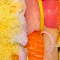 Special Sushi Set A · - 6 pcs. Sushi - Tuna, Salmon, Yellowtail, Albacore, Shrimp, Unagi

- Shrimp Crunch Roll