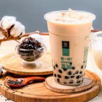 Boba Milk Tea · Recommended. Hot available.
