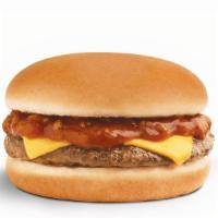Chili Cheeseburger · A juicy 100% USDA all-beef hamburger patty grilled to perfection, topped with Wienerschnitze...
