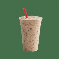 Oreo Cookie Chocolate Shake · Thick and creamy shake made with Tastee Freez Soft Serve, chocolate syrup and OREO cookies.