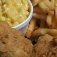 2-Piece Fried Chicken Meal · Currently Doomie's bestseller! 1 Leg Piece & 1 Breast Piece, side of Fries plus a Cup of our...