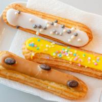 Eclair · French Eclair - comes with the same filing as the selected flavor
