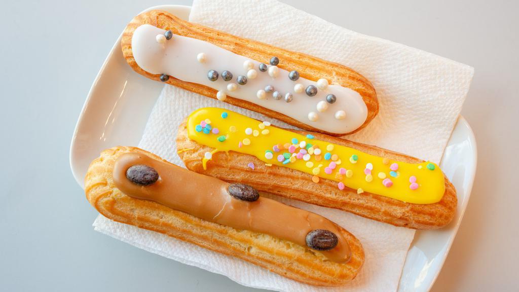 Eclair · French Eclair - comes with the same filing as the selected flavor