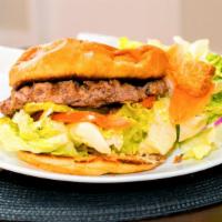 Arthur'S Big Burger · A Hand pressed charbroiled patty cooked to order with crisp lettuce, ripe tomatoes, pickles ...