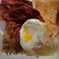 Bacon & Eggs Sandwich · Comes with Four Bacon, Three Eggs, Mayo, Lettuce and Tomato