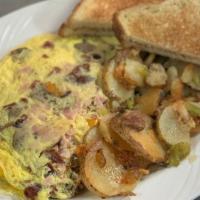 Meat & Cheese Omelet · Ham, Bacon ,Sausage & Mixed Cheese