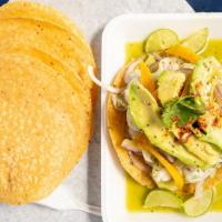 Tropical Aguachile Snack · With Mango