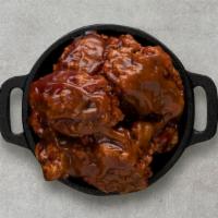Bbq Boneless Wings · Served with blue cheese or ranch.