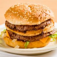 Classic Big Boy · Two fresh, seasoned beef patties with American cheese, shredded lettuce, mayonnaise, and our...