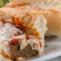 Meatball Or Eggplant Parmigiana · Baked with meatballs, bolognese sauce, & cheese or eggplant, marinara sauce, & cheese.