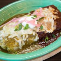 Hongos Burrito · Vegetarian. Black beans, rice, cheese, guacamole, sour cream, pico de gallo.