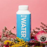 Just Water · Naturally alkaline spring water