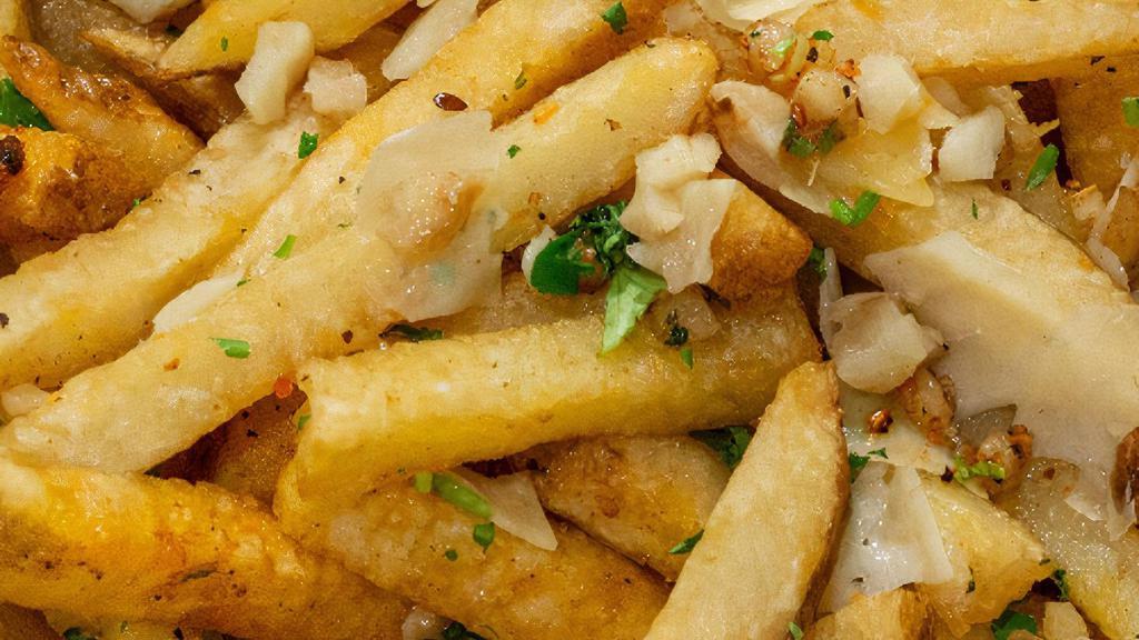 Truffle French Fries · Topped with Parmesan Cheese and Parsley