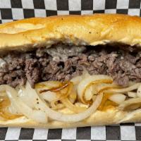 The Philly · Ribeye, cheese, with or without grilled onion.