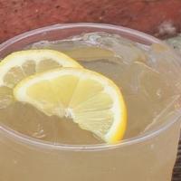Honey Lemonade · Homemade lemonade sweetened with honey. Served in a massive 32 oz size