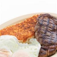Ribeye Steak & Eggs · Ribeye Steak Hash-browns,2 Eggs & Toast