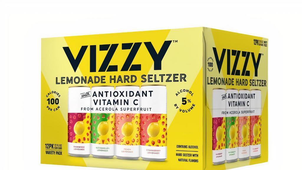 Vizzy Lemonade Seltzer | 12Pk · 12pk Variety
Strawberry|Peach|Watermelon|Raspberry Lemonade
