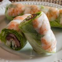 #4. Shrimp & Grilled Pork Spring Rolls (2 Rolls) · 
