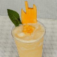Mango Supersonic (Slush) · Sweet Syrup, mango Syrup, mango powder blended with ice.