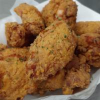 10 Jumbo Wings Only · 10 Pcs Jumbo Fried Wings Only
2 Flavor Choices
2 Toppings Available
4 Side Choices