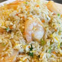 Shrimp Fried Rice /  새우볶음밥 · Comes with a side of jjajang sauce and (jjamppong or egg drop) soup. *Soup depends on availa...