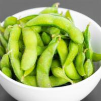 Edamame · Soy bean with sea salt.