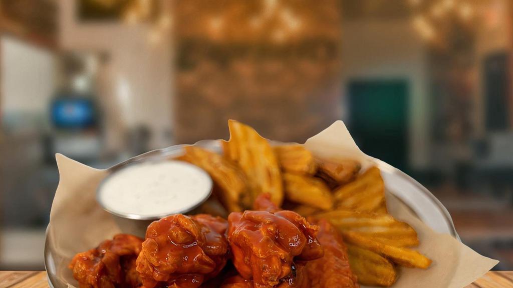 Original Wings · Classic bone-in chicken wings tossed in your favorite flavor. Served with bleu cheese or ranch dressing.