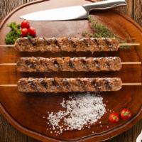 Shish Kabob Skewers · Marinated Steak filet mignon skewers grilled to perfection.