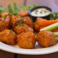 Boneless Wings · Choice of flavor and dipping sauce.