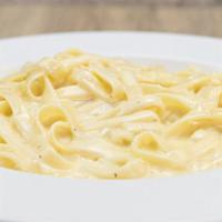 Alfredo · Prepared with butter, parmesan cheese, cream and a touch of garlic.
