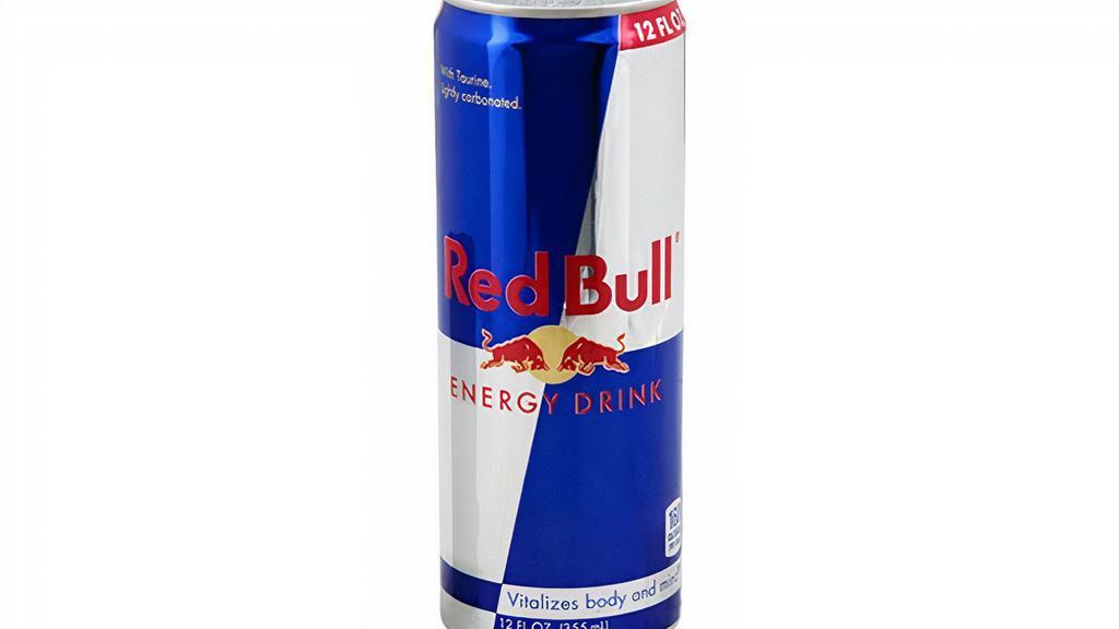 Red Bull Energy · The most popular energy drink in the world PROVIDING WINGS WHENEVER YOU NEED THEM. - 8.4 oz can
