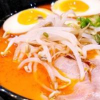 #2. My Ramen Miso Tonkotsu · Our tonkotsu broth infused with our miso to make our broth extra rich and creamy. Topped wit...