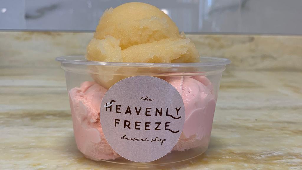 Heavenly Combo  · A combination of Handcrafted Ice Cream  alongside your favorite Italian ice.