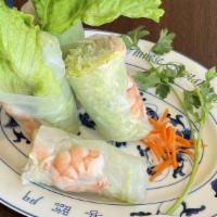 1 Spring Roll · Small bowl of Pho tai (rare steak) or Pho chicken.