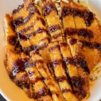 Chicken Katsu · Chicken breast lightly fried with Japanese bread crumbs.