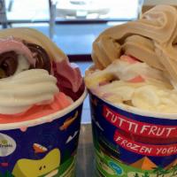 32 Oz Delicious Frozen Yogurt 4 Flavors & 4 Toppings · 32 OZ delicious Frozen yogurt 4 flavors & 4 toppings