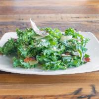 Kale Salad · Bacon, toasted panko, parmesan, white anchovy, caesar.