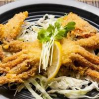 Soft Shell Crab · Deep fried soft shell crab with ponzu sauce.