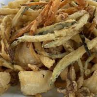 Fritto Di Calamari E Zucchine · fried calamari, zucchini