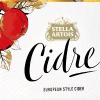 Stella Artois Cidre · A well-balanced European-style cider that pairs a soft, fruity sweetness with a crisp drynes...