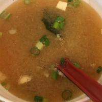 Miso Soup · tofu, wakame seaweed and green onion