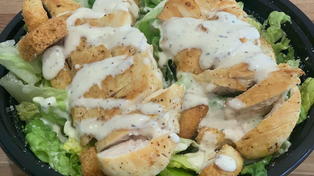 Chicken Caesar Salad · Grilled Chicken, romaine lettuce and croutons