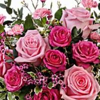 Teleflora'S Gorgeous Glimmer Bouquet · New. Mom is sure to perk up when this pink-tastic rose bouquet arrives, artfully arranged in...