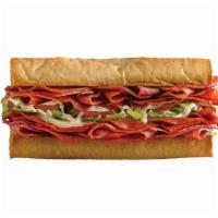 Grinder (Large) · Genoa Salami, Pepperoni, Spicy Capicola, Provolone, Lettuce, Tomatoes, Red Onions, Oil & Vin...