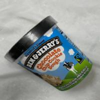 Ben & Jerry'S Chocolate Chip Cookie Dough Ice Cream /Pint · Description
Vanilla Ice Cream with Gobs of Chocolate Chip Cookie Dough: Our Burlington Scoop...