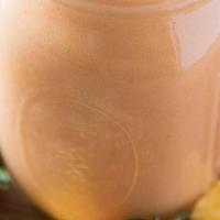 Strawberry & Mango Fusion  Smoothie · Real Fruit base Mango & Strawberry smoothie