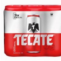 Tecate Original Beer 3 Pack (24 Fl Oz Cans) · 4.5% alcohol
