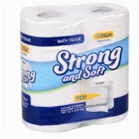Bath Tissue Strong And Soft (4 Rolls) · 
